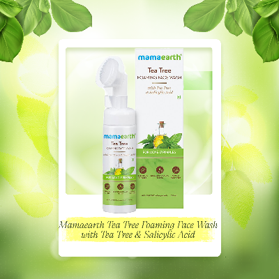 Picture of Mamaearth Tea Tree Foaming Face Wash with Tea Tree & Salicylic Acid for Acne & Pimples – 150ml