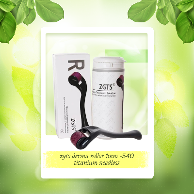 Picture of Zgts Derma Roller 1.5mm -540 titanium needless - Black Head Remover