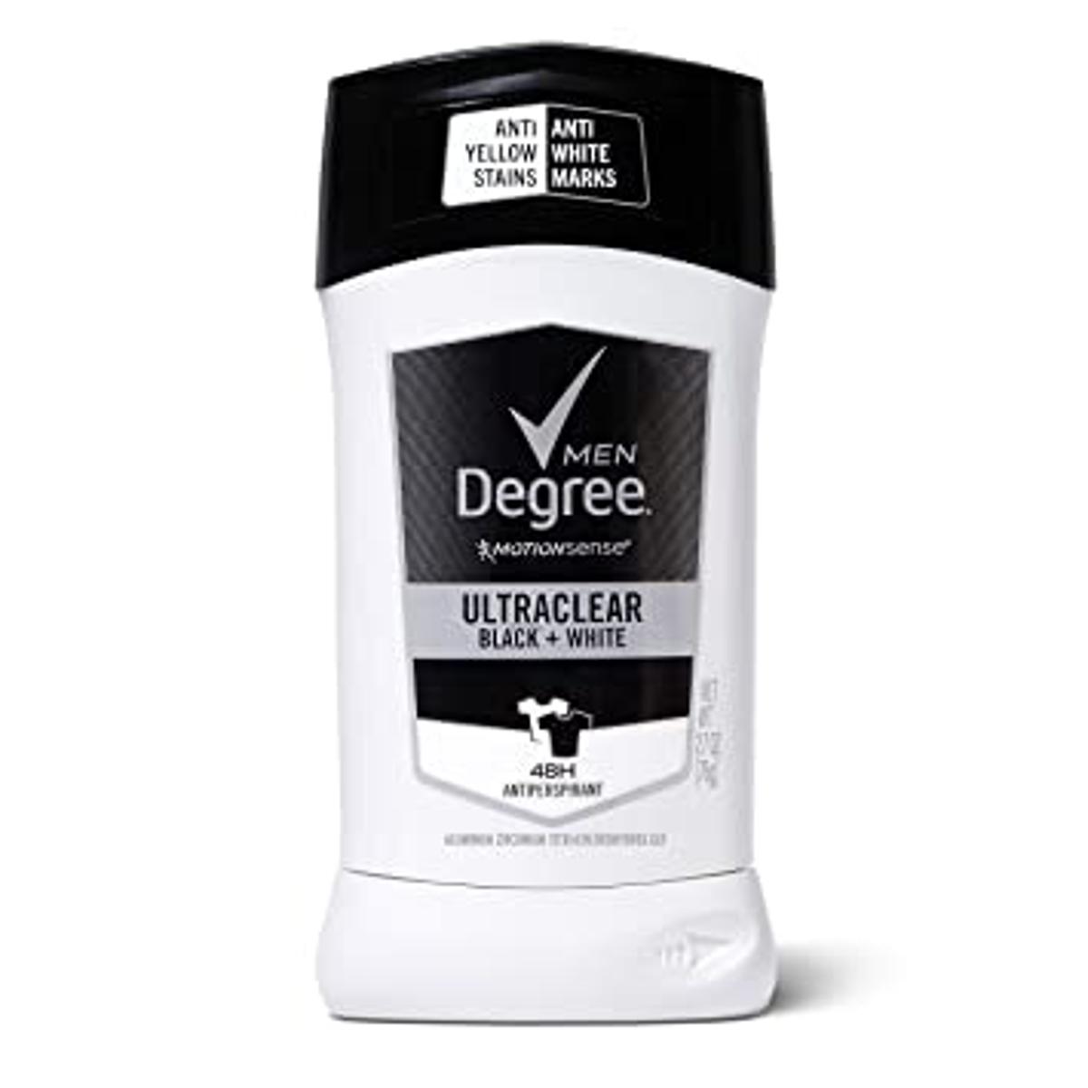 Picture of Degree Men UltraClear Antiperspirant Protects from Deodorant Stains Black + White Mens Deodorant 2.7 oz