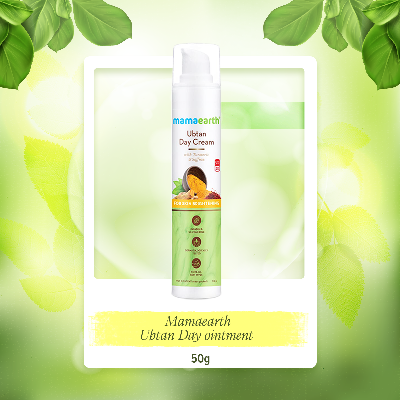 Picture of Mamaearth Ubtan Day ointment with SPF 30 with Turmeric & Saffron for Skin Brightening-50 g