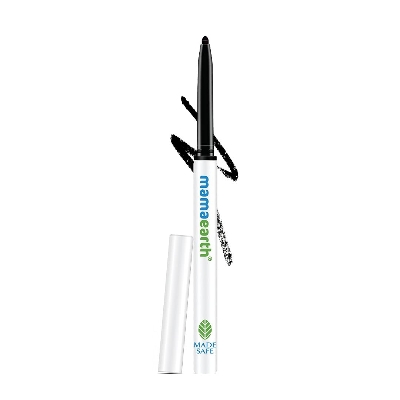 Picture of mamaearth Charcoal Black Long Stay Kajal with Vitamin C and Chamomile