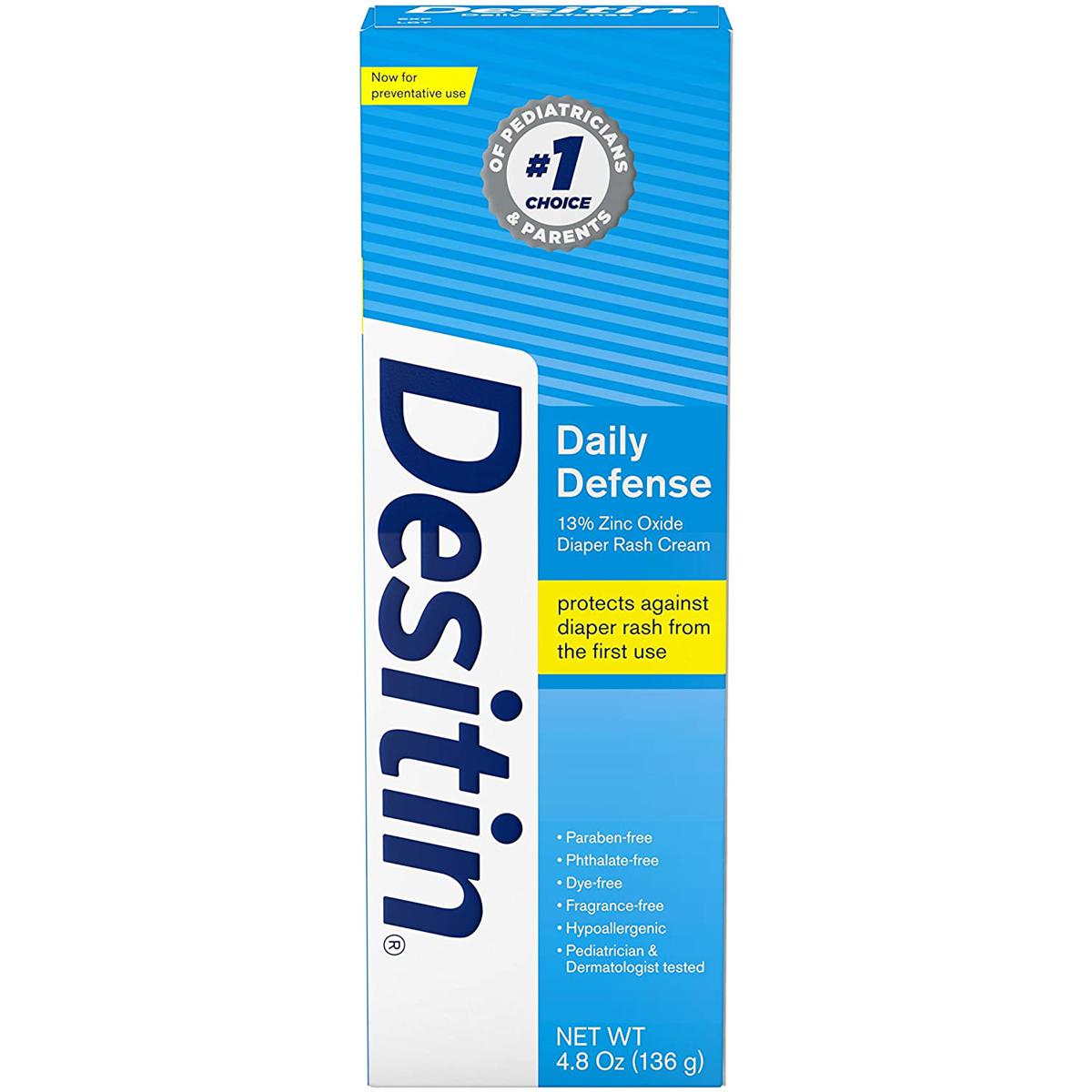 Picture of Desitin Daily Defense Baby Diaper Rash Cream-113 gram