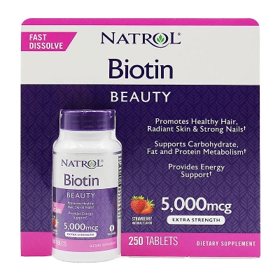Picture of Natrol Biotin Extra Strength 5000 mcg-250 counts