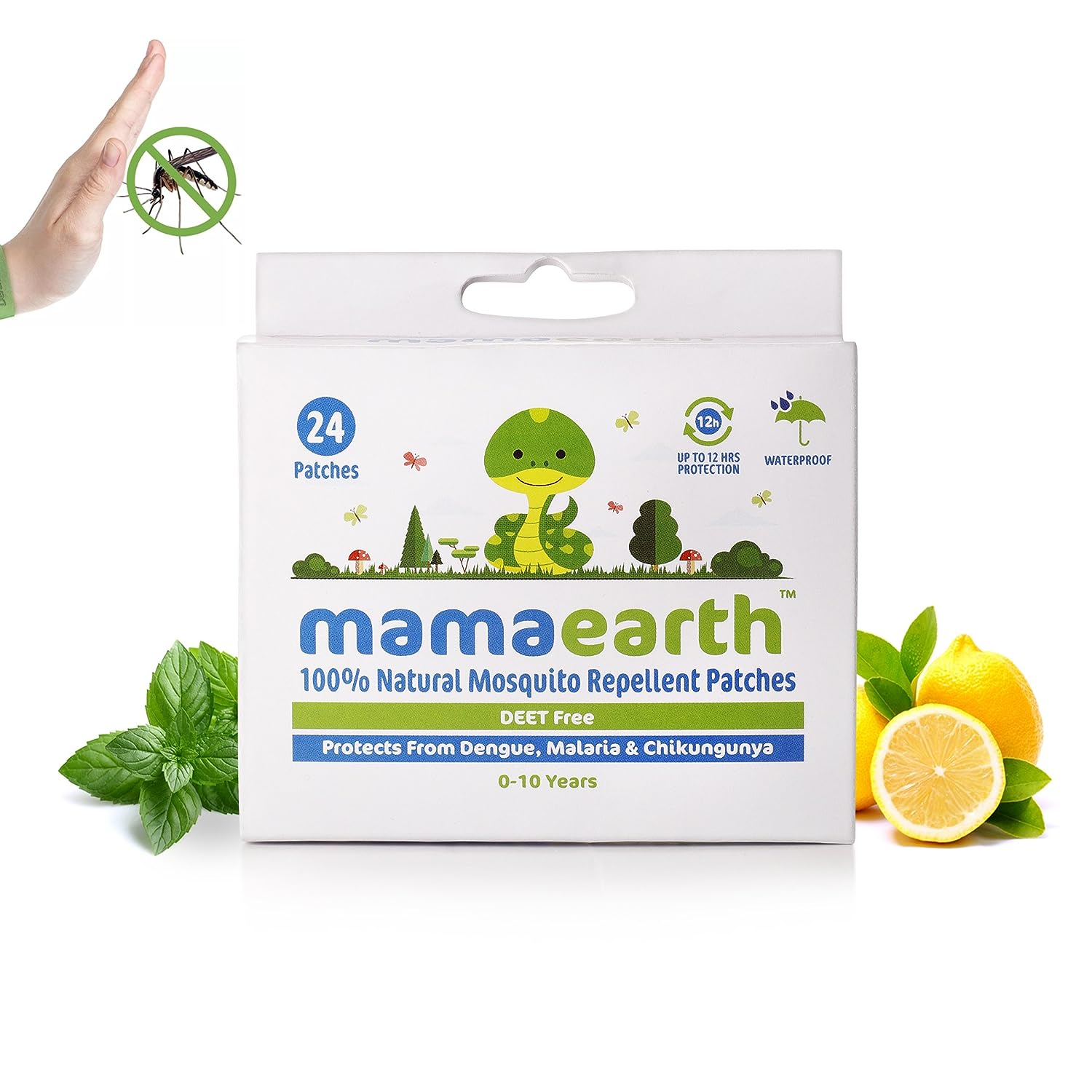 Picture of Mamaearth Natural Repellent Mosquito Patches For Babies with 12 Hour Protection