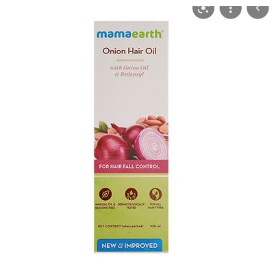 Picture of Mamaearth Onion Hair Oil for Hair Growth & Hair Fall Control with Redensyl 100ml