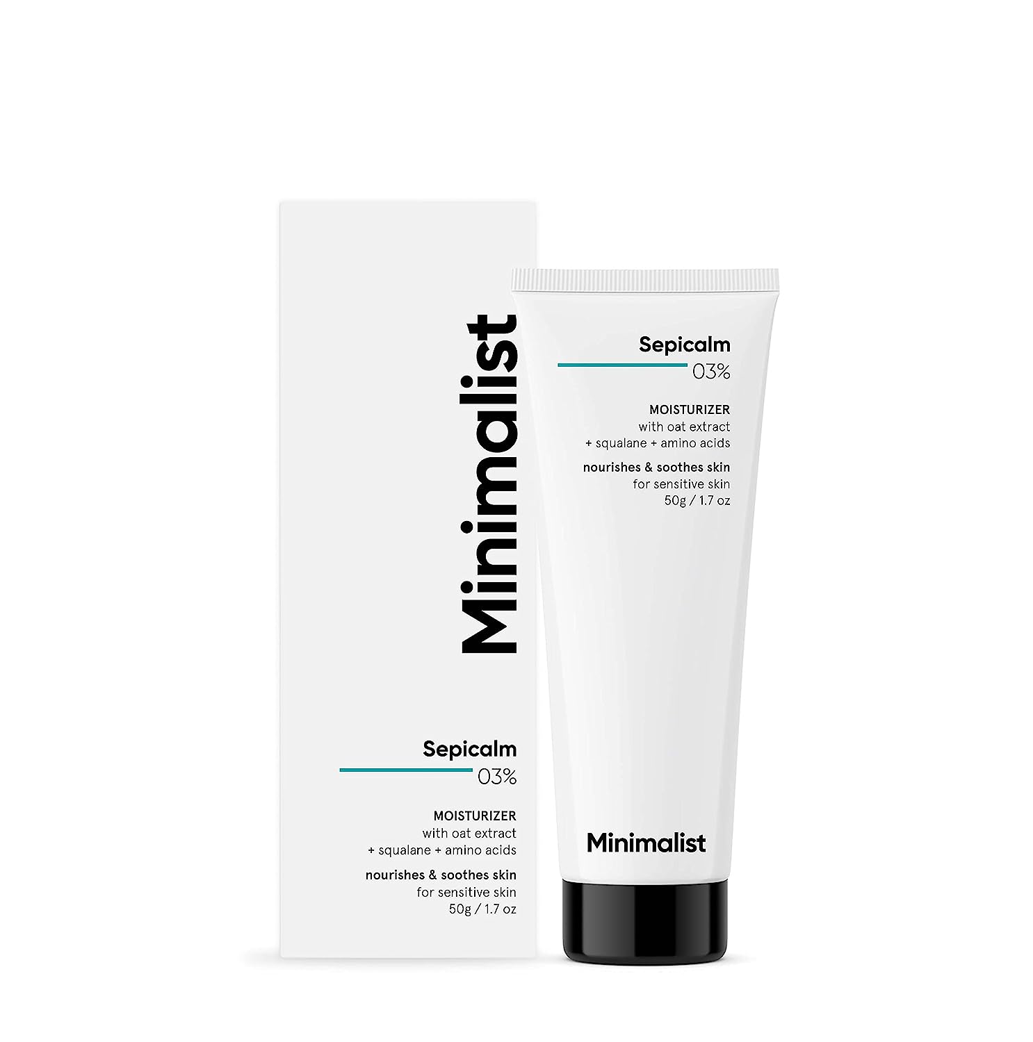 Picture of Minimalist 3% Sepicalm With Oats Face Moisturizer for Sensitives Skin Lightweight