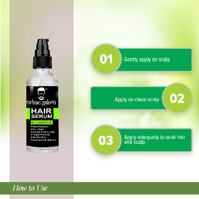 Picture of UrbanGabru Hair Serum for Men & WomenSoft & Silky Touch-100 ml