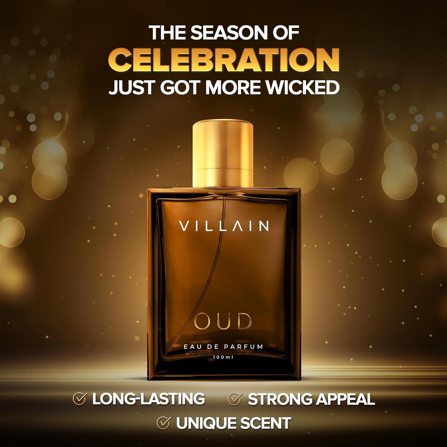 Picture of VILLAIN OUD Eau De Parfum For Men-100ml