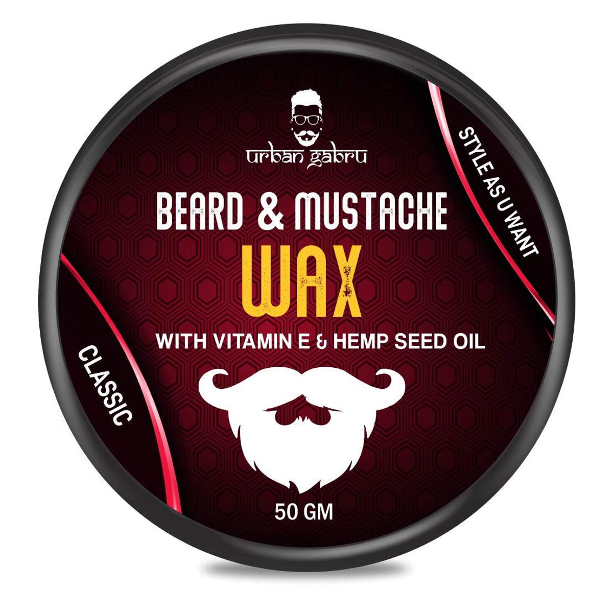 Picture of Urbangabru Beard & Mustache Wax for Strong Hold (50 Gram)