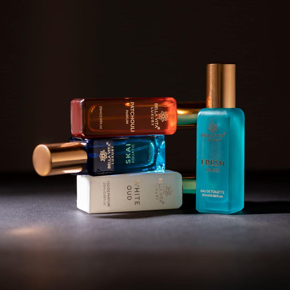 Picture of Bella Vita Organic Unisex Luxury Perfume Gift Set 4x20 ML For Men & Women