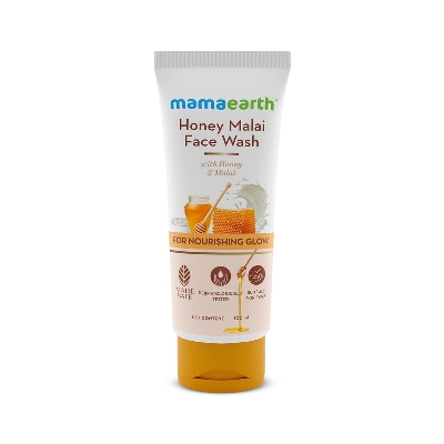 Picture of Mamaearth Honey Malai Face Wash with Honey & Malai For Nourishing Glow - 100 ml