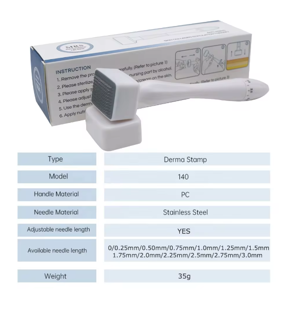 Picture of MRS Derma Stamp Micro Needling Skin Tool 0-3 mm