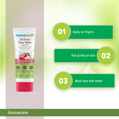 Picture of Mamaearth apple cider vinegar facewash-100 ml
