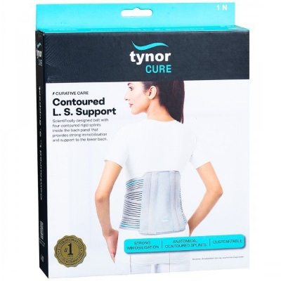 Picture of Tynor Contoured L.S support,(Soientifically designed belt with four contoured rigid splints inside the back panel that provides strong immobilisation and support ) Picture of Tynor Contoured L.S support,(Soientifically designed belt with four contoured rigid splints inside the back panel that provides strong immobilisation and support )