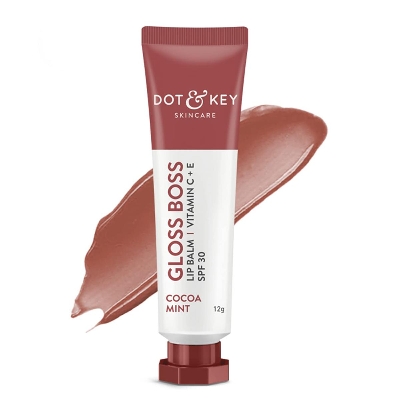 Picture of Dot & Key Cocoa Lip Balm with Shea Butter for Naturally Glowing and Hydrated Lips-12gram