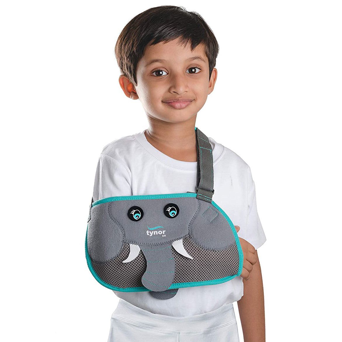 Picture of Tynor Pouch Arm Sling Tropical,Grey,Child, 1 Unit Picture of Tynor Pouch Arm Sling Tropical,Grey,Child, 1 Unit