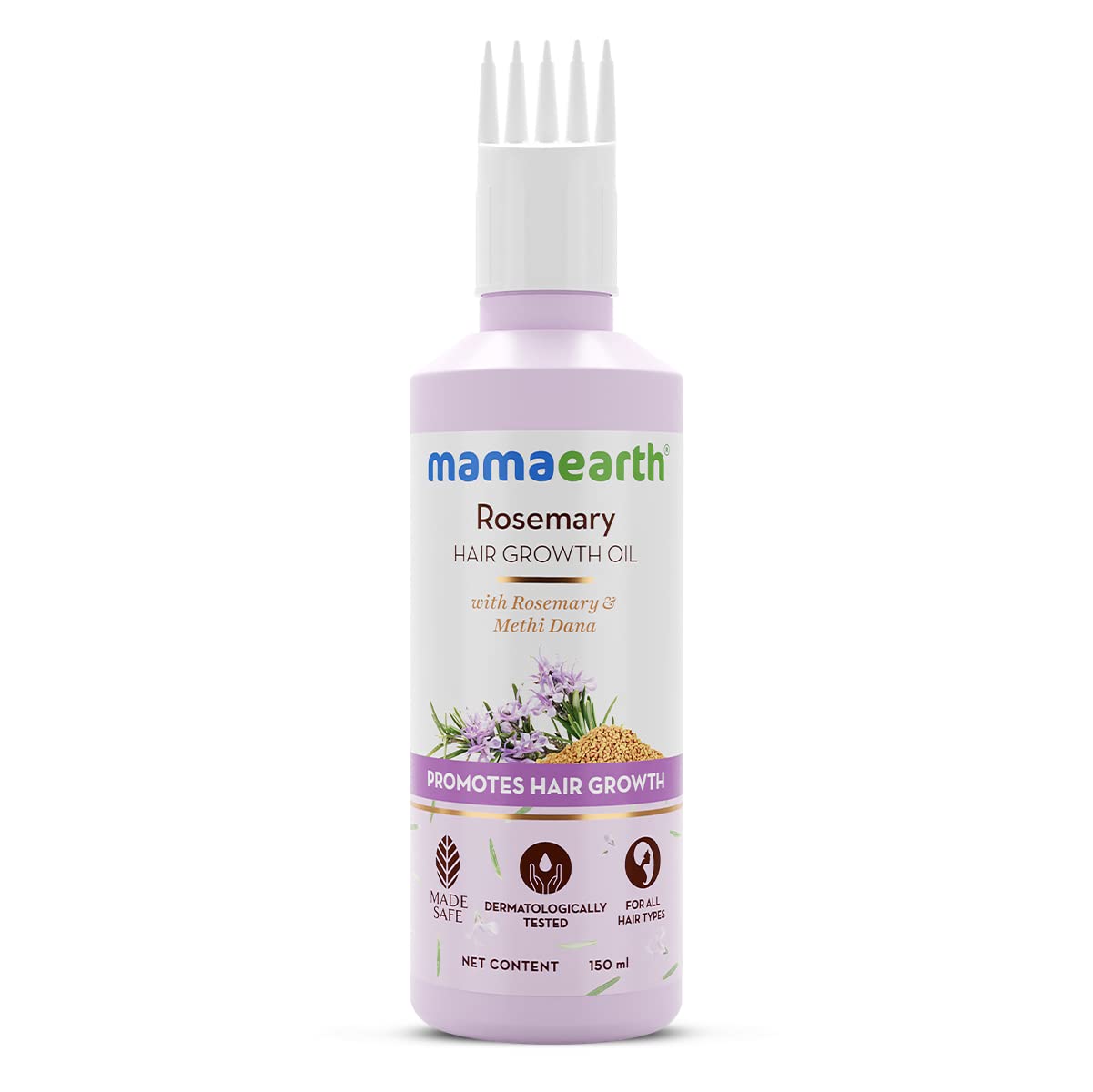 Picture of Mamaearth Rosemary Hair Growth Oil with Rosemary & Methi Dana for Promoting Hair Growth - 150 ml