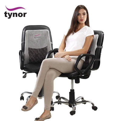 Picture of Tynor Back rest, Chair set Adjustable, Lumbar pain relief support Picture of Tynor Back rest, Chair set Adjustable, Lumbar pain relief support