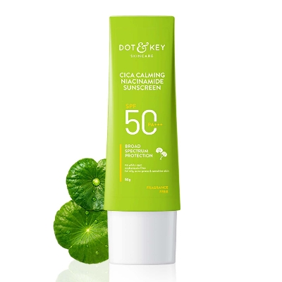 Picture of Dot & Key CICA Calming Niacinamide Sunscreen SPF 50 PA+++-50 gram(Seal open box)