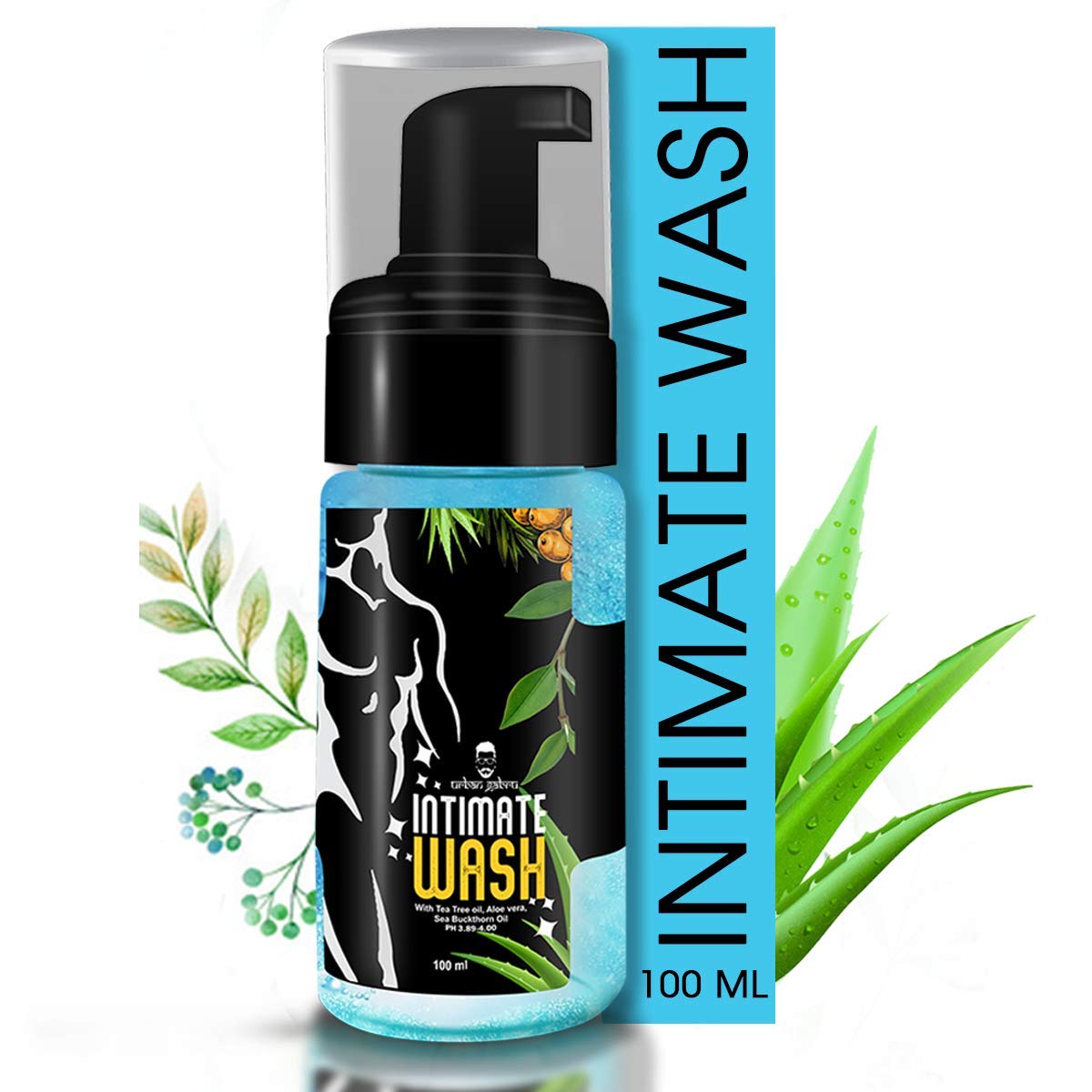 Picture of urbangabru Natural Intimate Wash For Men (Anti-Itching&Anti-Fungal) For Private Parts Hygiene-100 ml