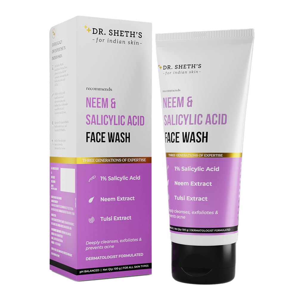 Picture of Dr. Sheth's Neem & Salicylic Acid Face Wash-100 ml