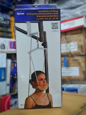 Picture of tynor cervical traction kit (setting) with weight bag Picture of tynor cervical traction kit (setting) with weight bag