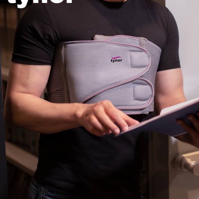 Picture of Tynor Chest Binder , Grey,1Unit Picture of Tynor Chest Binder , Grey,1Unit