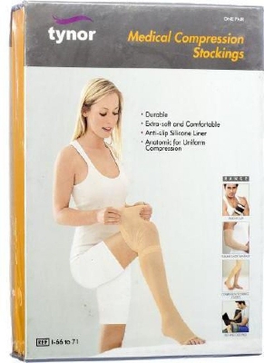 Picture of Tynor Medical Compression Stockings Thigh High | India (20-30) Class -2 Picture of Tynor Medical Compression Stockings Thigh High | India (20-30) Class -2