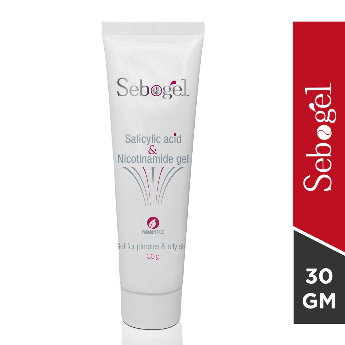 Picture of Sebogel Salicylic Acid & Nicotinamide Gel for Pimples and Oily Skin-30gm