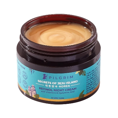 Picture of PILGRIM Korean Retinol AntiAging Night Cream with Hyaluronic Acid & Vitamin -50 gram