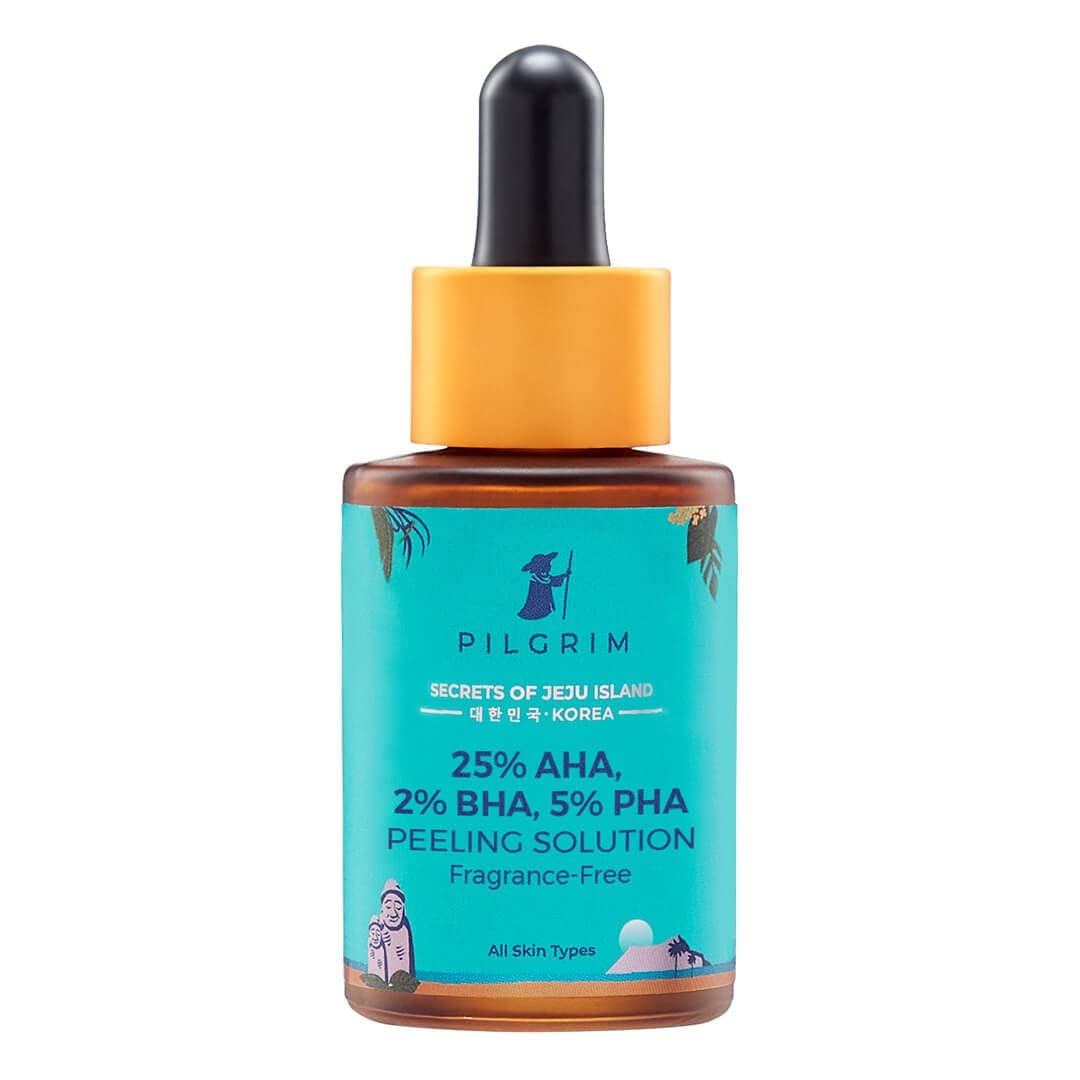 Picture of Pilgrim 25% AHA + 2% BHA + 5% PHA Peeling Solution for Face -30 ml