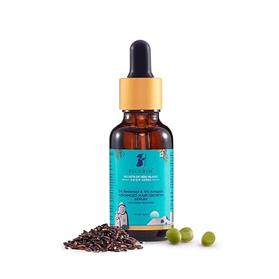 Picture of Pilgrim Redensyl 3% + Anagain 4% Advanced Hair Growth Serum With Natural Ingredients For Unisex-30ml