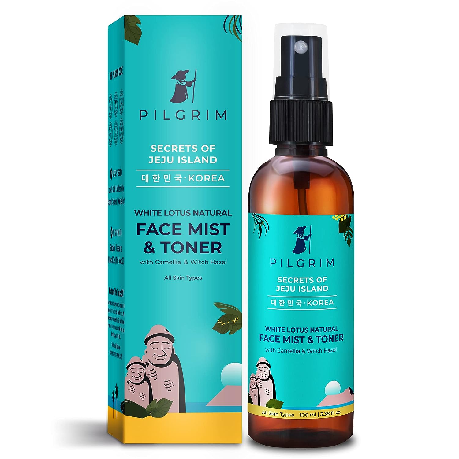 Picture of Pilgrim Korean Beauty White Lotus Refreshing Face Mist & Toner-100 ml