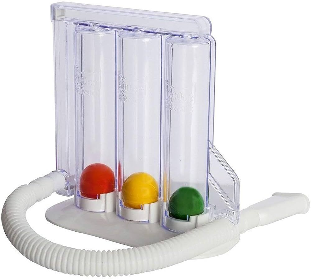 Picture of Auflex Spirometer Breathing Exercise - 3 Ball Incentive Lung Exerciser Device