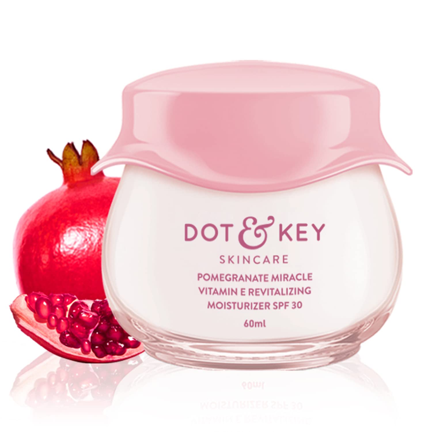 Picture of DOT & KEY Pomegranate + Multi-Peptide Anti Aging Cream With Spf 30 For Sun Protection|Reduces Fine Lines&Wrinkles|48Hr Intense Moisturization|Boosts Collagen|For Mature&Normal To Dry Skin|60Ml