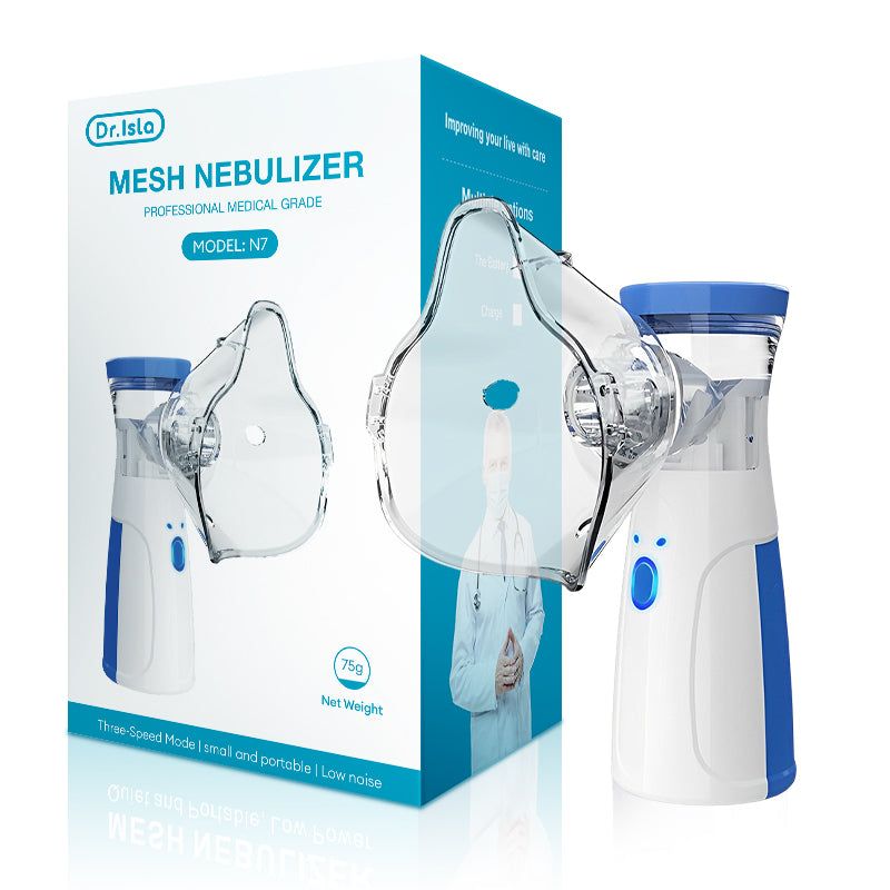 Picture of Atomizador ultrasonico Inhalar Mesh Nebulizer Cuidado de la salud para ninos adultos (carga) Likrtyny Para estrenar