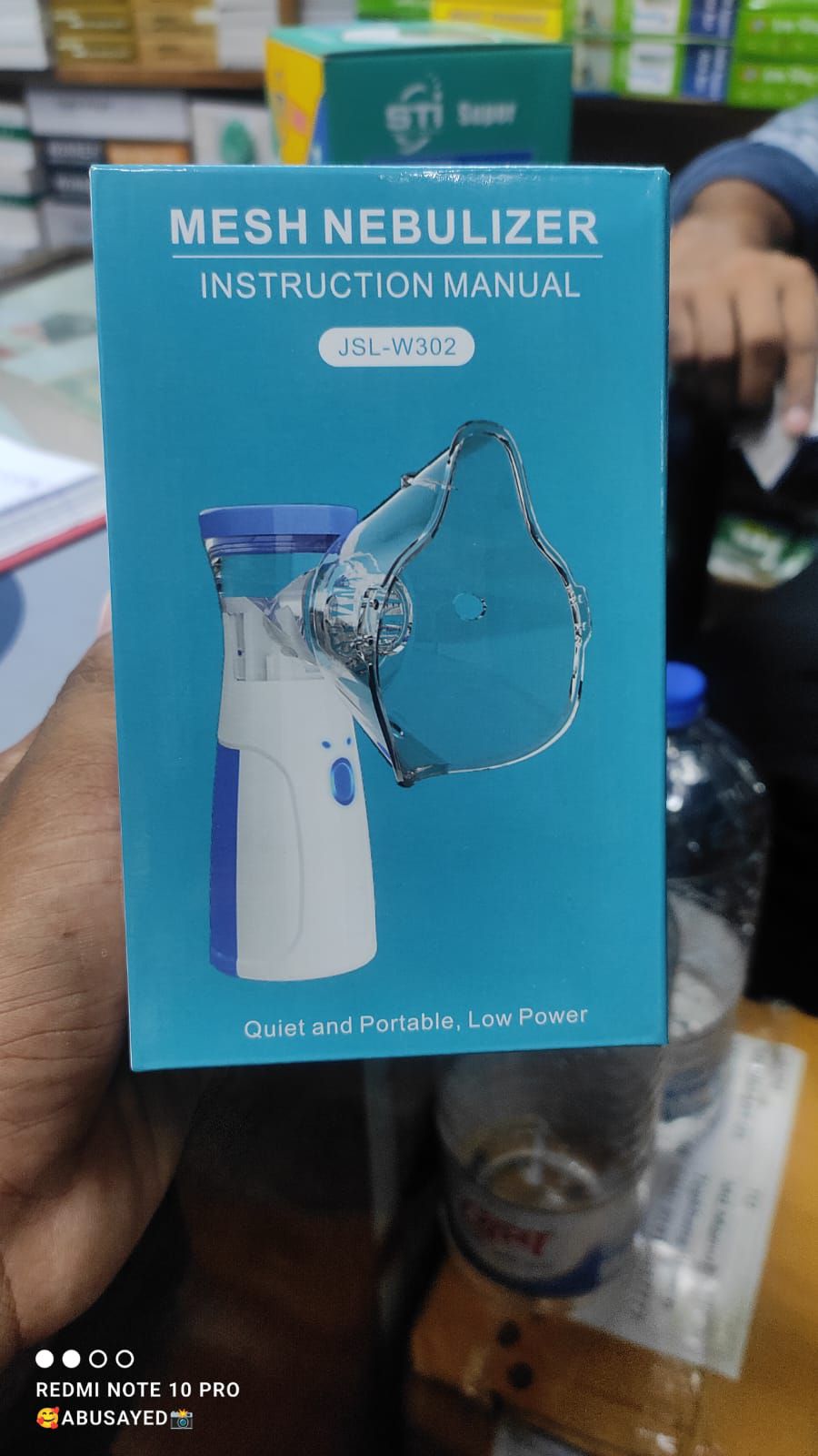 Picture of Atomizador ultrasonico Inhalar Mesh Nebulizer Cuidado de la salud para ninos adultos (carga) Likrtyny Para estrenar