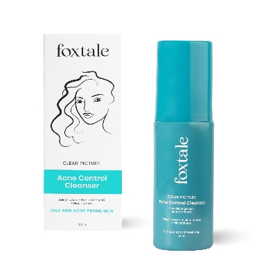 Picture of Foxtale 2% Salicylic Acid Face Wash for Oily & Acne Prone Skin, Controls Oil & Kills Acne Causing Bacteria, Acne Control Cleanser for Men & Women - 100 ml