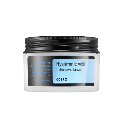 Picture of COSRX Hyaluronic Acid Moisturizing Cream, Long-lasting Hydration, Rich Moisturizer for Sensitive Skin 3.52 oz / 100g, Korean Skin Care, Animal Testing Free, Parabens Free