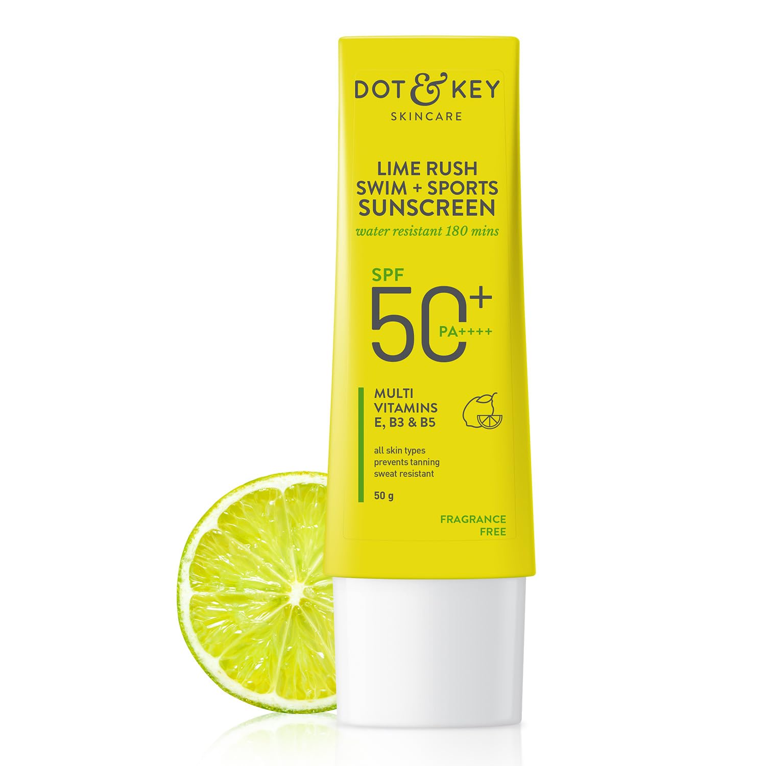 Picture of Dot & Key Lime Rush Swim + Sports Sunscreen SPF 50 PA++++ 50 gram