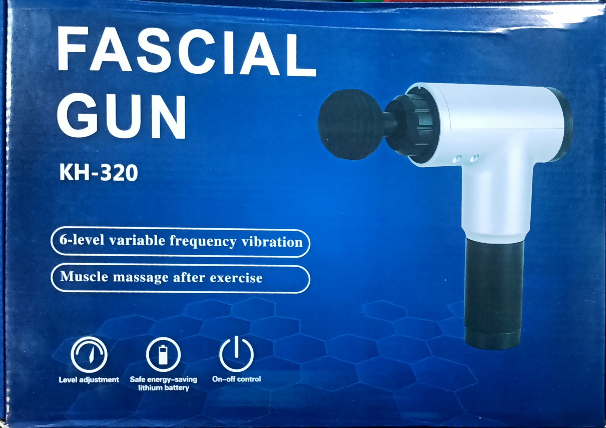 Picture of Fascial gun (kH-320)-6 level variable frequency vibration Muscle massage after exercise