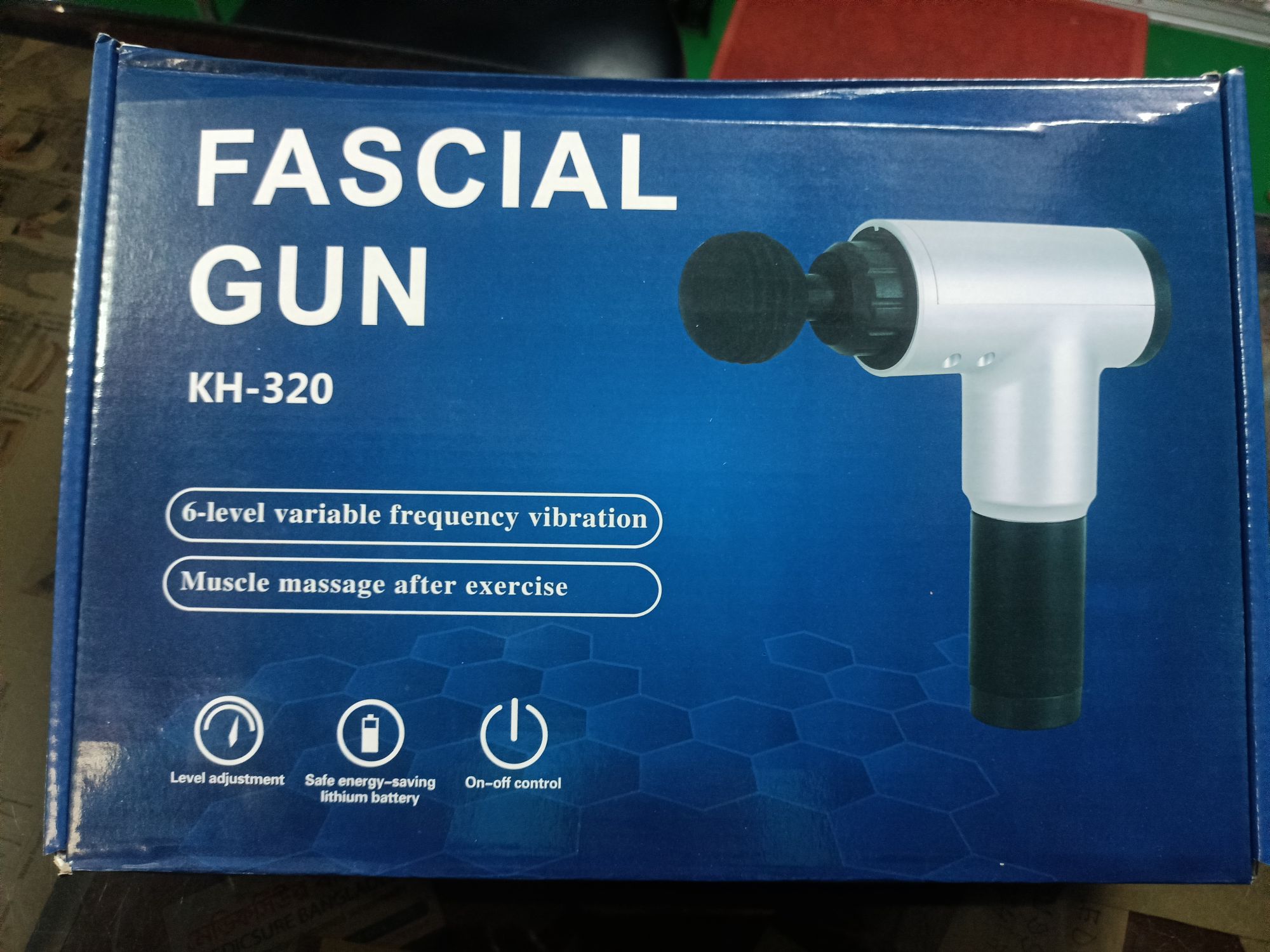Picture of Fascial gun (kH-320)-6 level variable frequency vibration Muscle massage after exercise
