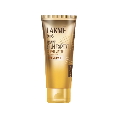Picture of Lakme Sun Expert SPF 25 PA++ Super Matte Lotion Sunscreen, Lightweight, Non Sticky,50ml
