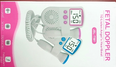 Picture of Fetal Doppler Heart Rate Monitor Baby Fetal Sound Heart Detector with LCD display