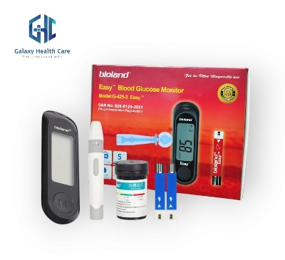 Picture of Blood Glucose Meter, Diabetes Testing Kit, Lancet Machine, Sugar Meter, Glucometer, 10 Test Strips, 5S, Get Data Fast