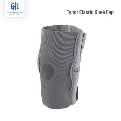 Picture of Tynor Elastic Support(Open Patella, Knee Cap Wrap Support, Compression, Pain Relief)