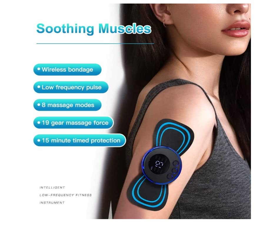 Picture of Smart Neck Massager Muscle Massager Trainer Relaxation Electric Pain Relief Tool Cervical Vertebra Physiotherapy