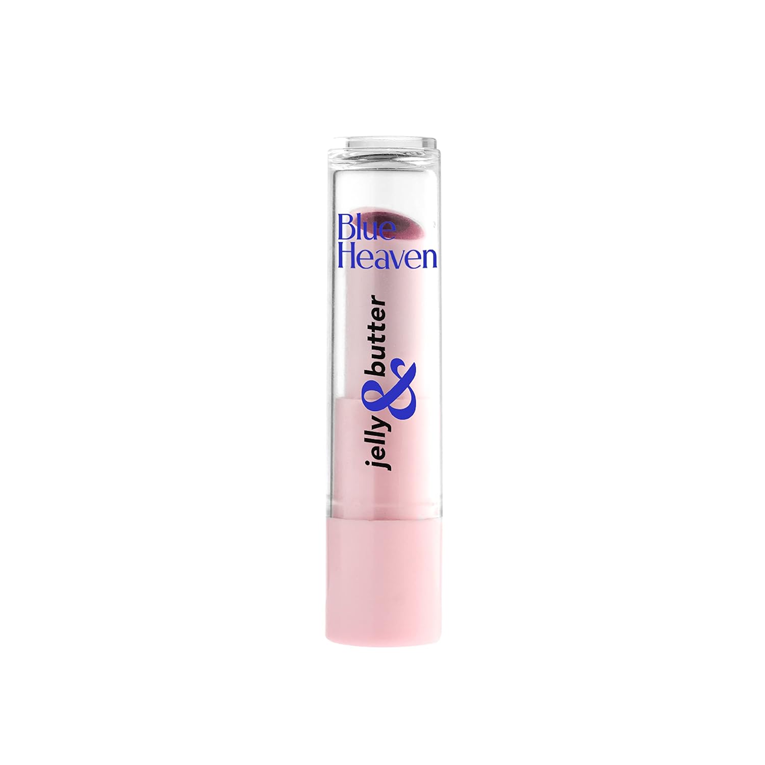 Picture of Blue Heaven Jelly & Butter Lip Balm infused with Jojoba Oil, Shea Butter + Vitamin E, smoothens Dry & Chapped Lips, Fades Pigmentation, Soften & Smoothes Plums Lips, Dusty Rose, 3g