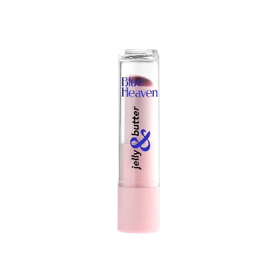 Picture of Blue Heaven Jelly & Butter Lip Balm infused with Jojoba Oil, Shea Butter + Vitamin E, smoothens Dry & Chapped Lips, Fades Pigmentation, Soften & Smoothes Plums Lips, Dusty Rose, 3g