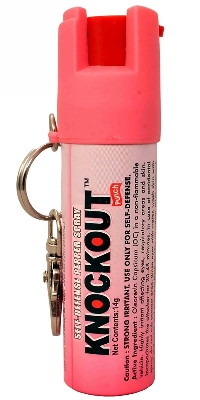 Picture of Knockout Pepper Spray for Self Defence with Key Ring - Powerful Pocket Size Multi Shot Long Range Self Defense